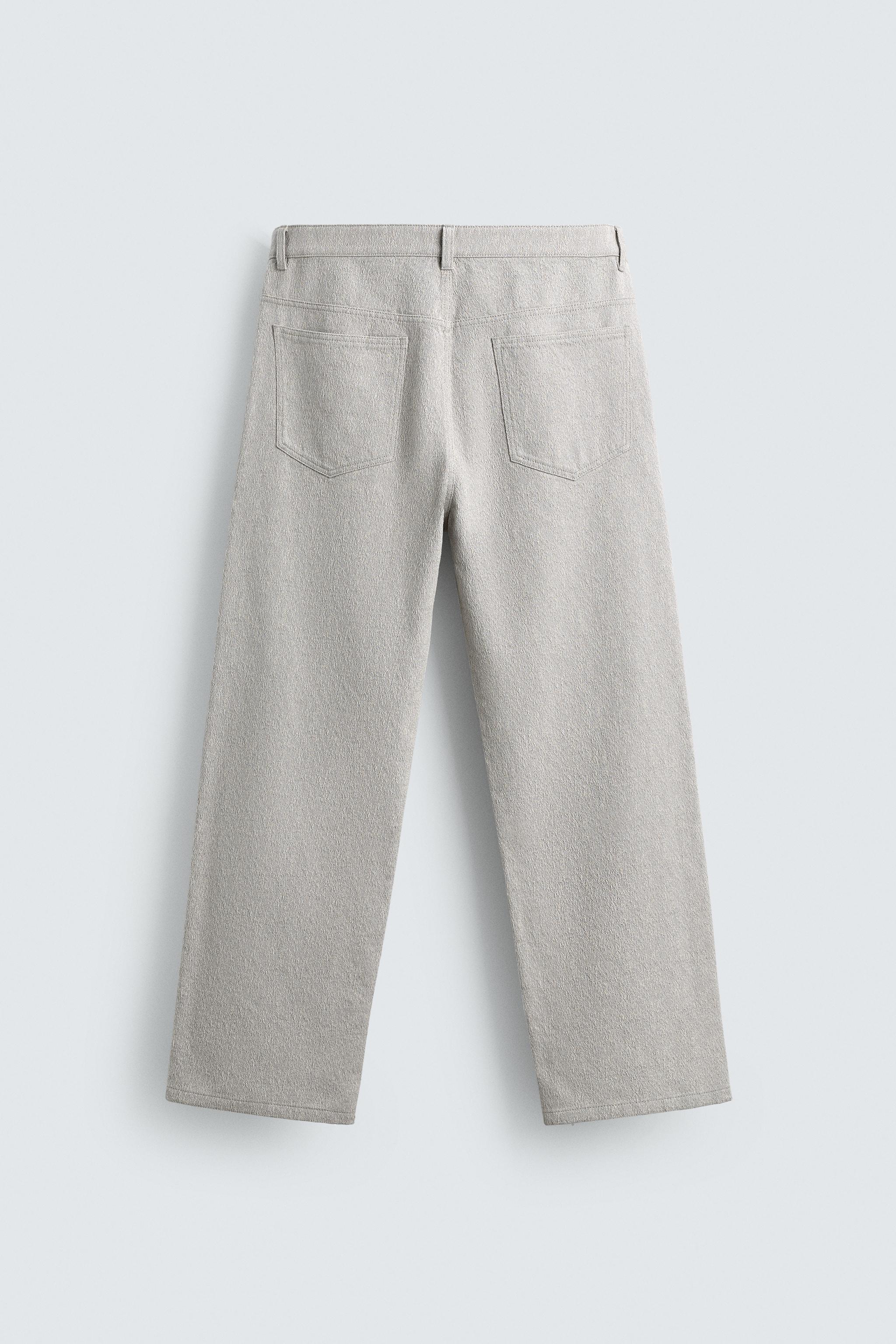 PANTALON STRAIGHT FIT JACQUARD